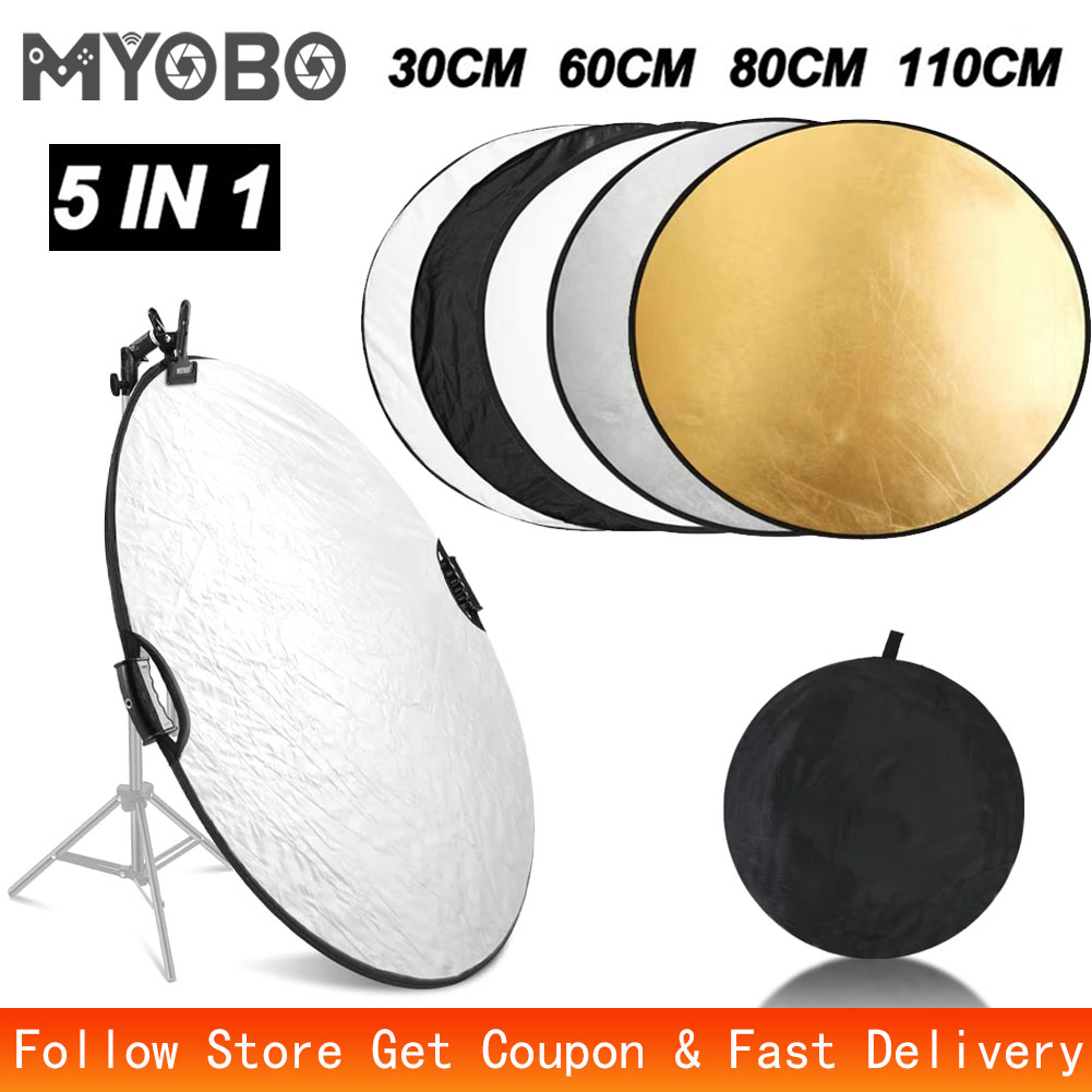 Outdoor Lighting Kit Photography - MYOBO 5-in-1 Photography Reflector Kit -