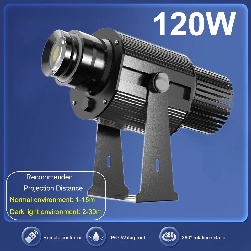 Outdoor Lighting Logo - 120W Logo GOBO Projector for Business