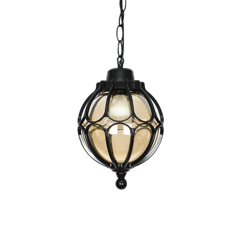 Outdoor Lighting On Fence - American Waterproof Chandelier Outdoor Corridor Balcony