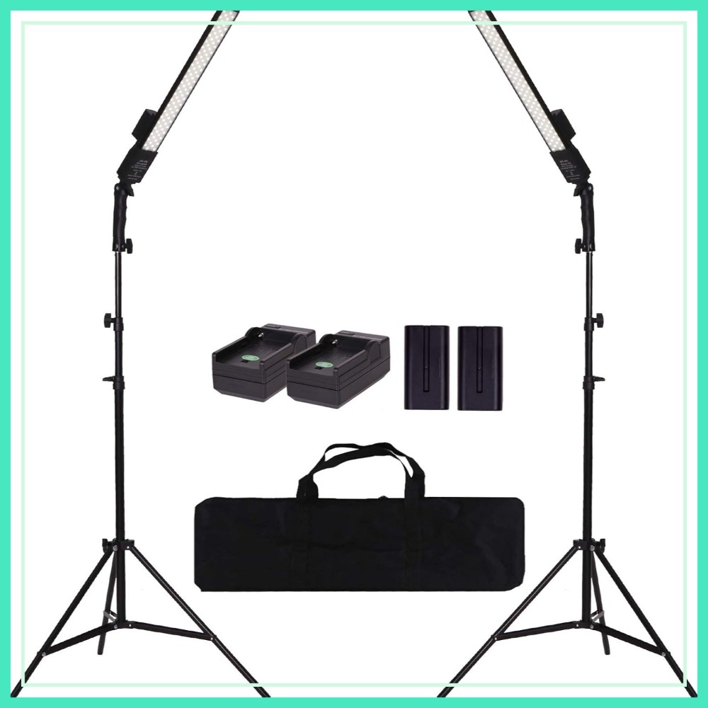 Outdoor Lighting Kit Photography - LED Video Light Battery Powered Photography