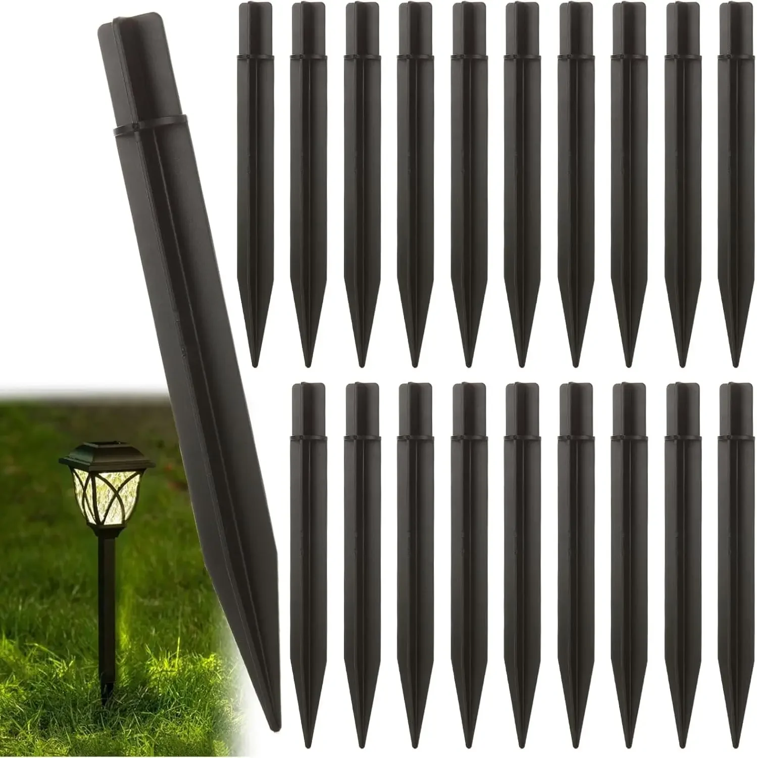 Outdoor Lighting Ground Fixtures - 1-32PCS Solar Lawn Light Stakes Outdoor