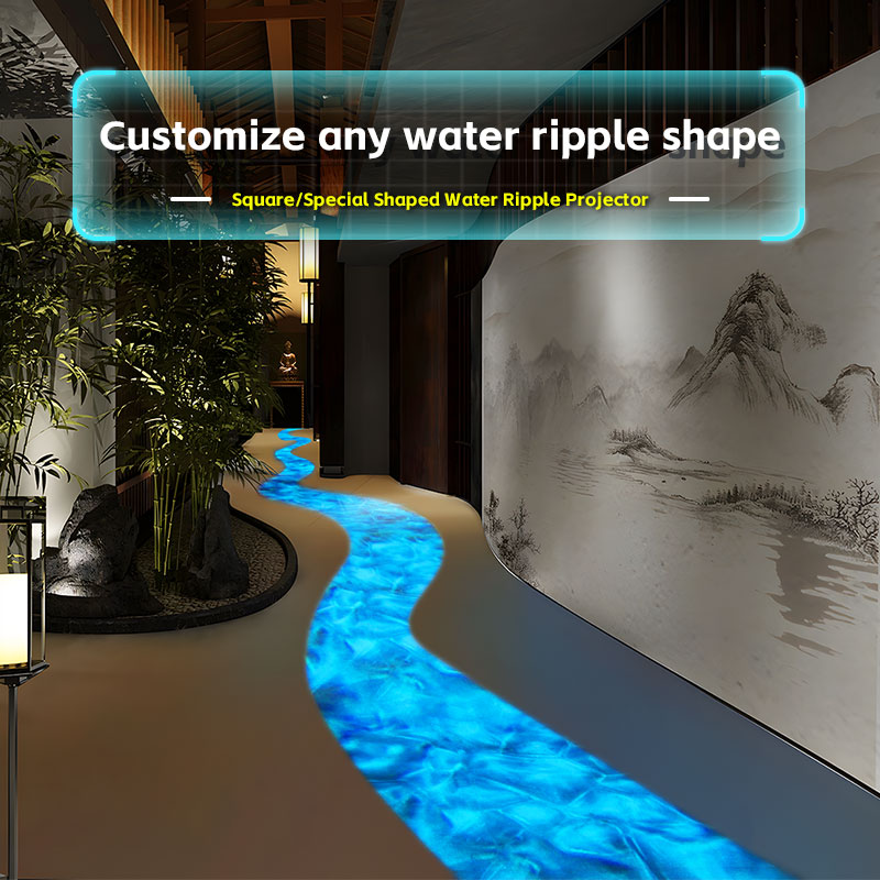 Square water ripple projector  - Outdoor Lighting Logo reseña y precio