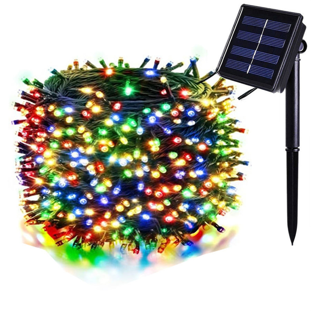 300LED Solar String Light Fair - Xmas Outdoor Lighting Decorations reseña y precio