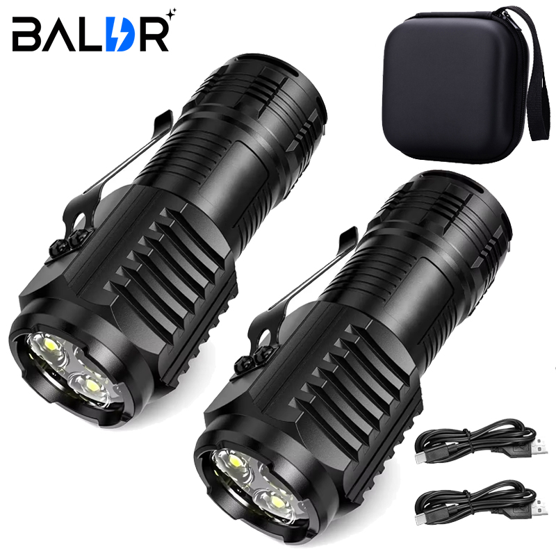 Mini 3 LED Flashlight With Pen - Outdoor Lighting Black reseña y precio