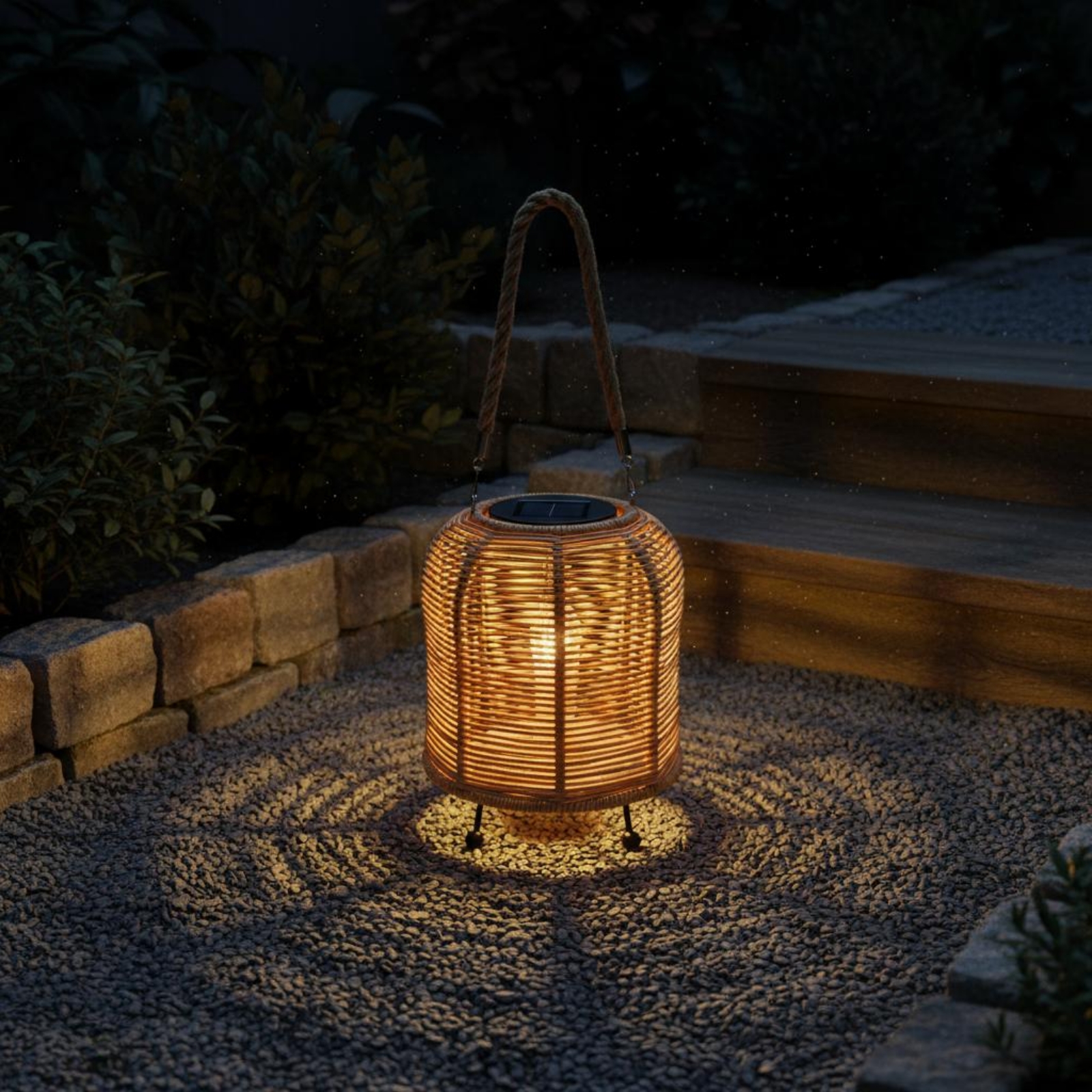 Handwoven Solar Lantern Braide - Outdoor Lighting Battery reseña y precio