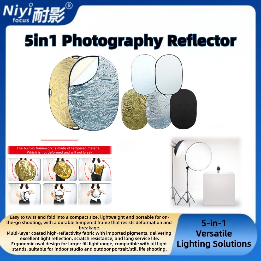 5-in-1 Round & Oval Photograph - Outdoor Lighting Kit Photography reseña y precio
