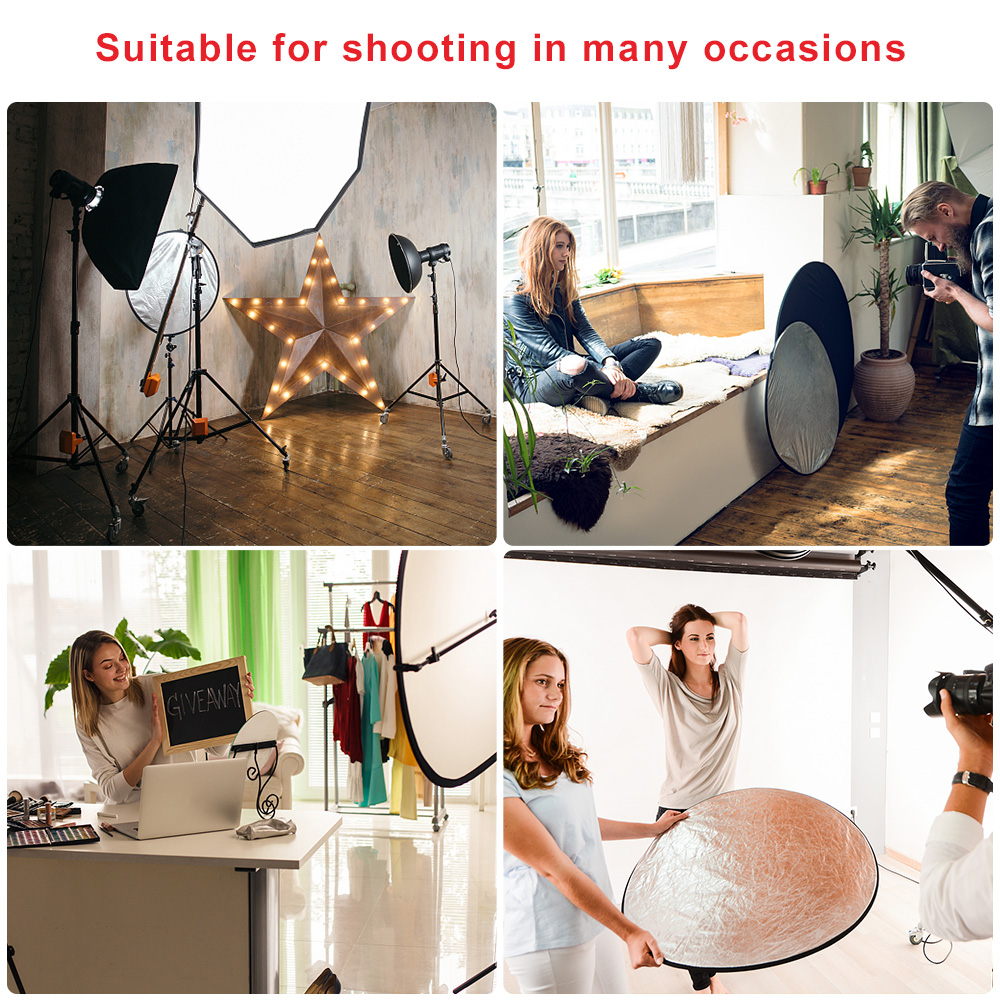 5-in-1 Round & Oval Photograph - Outdoor Lighting Kit Photography reseña y precio