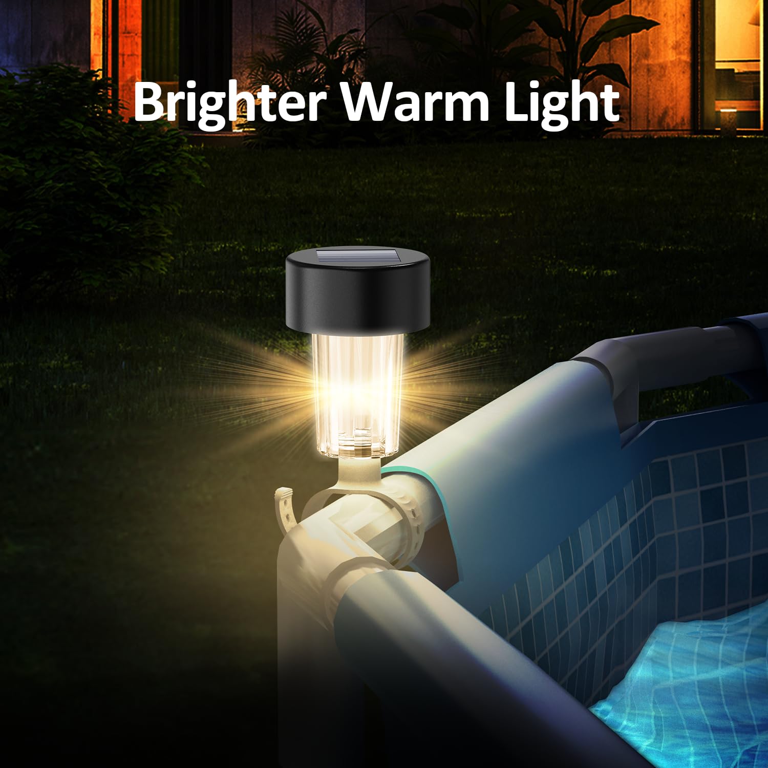 6 packages Solar Pool Light Fr - Outdoor Lighting On Fence reseña y precio