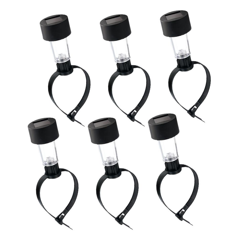 1/6PCS Solar LED Pool Light Fr - Outdoor Lighting On Fence reseña y precio