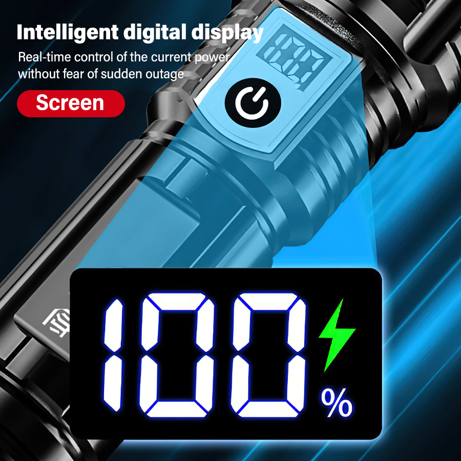 High Power 200000LM LED Flashl - Outdoor Lighting Battery reseña y precio