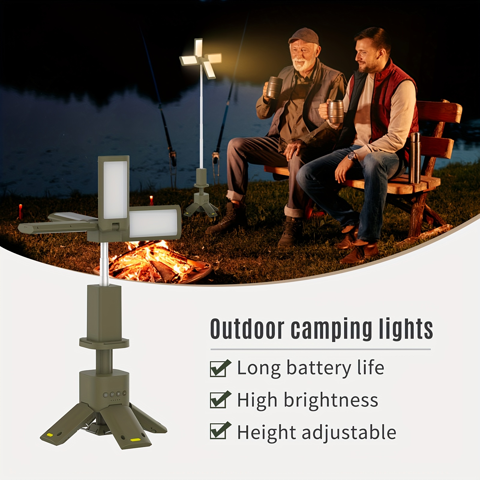 Camping Lantern, 14000mAh Rech - Outdoor Lighting Lumen reseña y precio