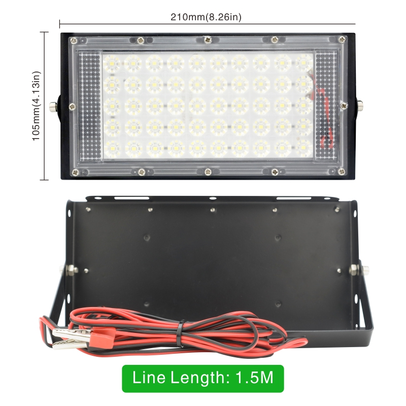 DC 12V-85V 50W Led Flood Light - Outdoor Lighting Volt reseña y precio