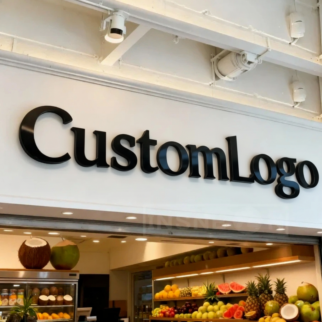 Custom Modern Logo 2D Metal Si - Outdoor Lighting Logo reseña y precio