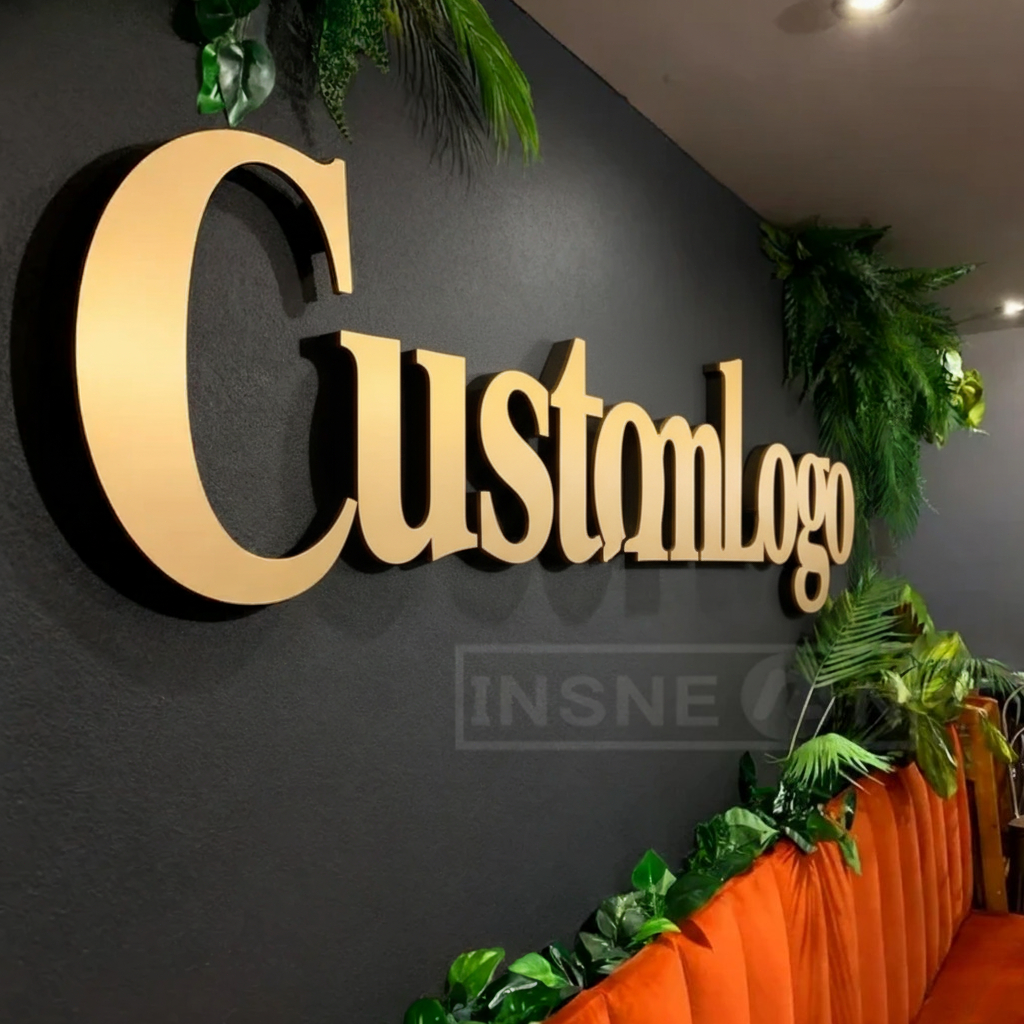 Custom Modern Logo 2D Metal Si - Outdoor Lighting Logo reseña y precio