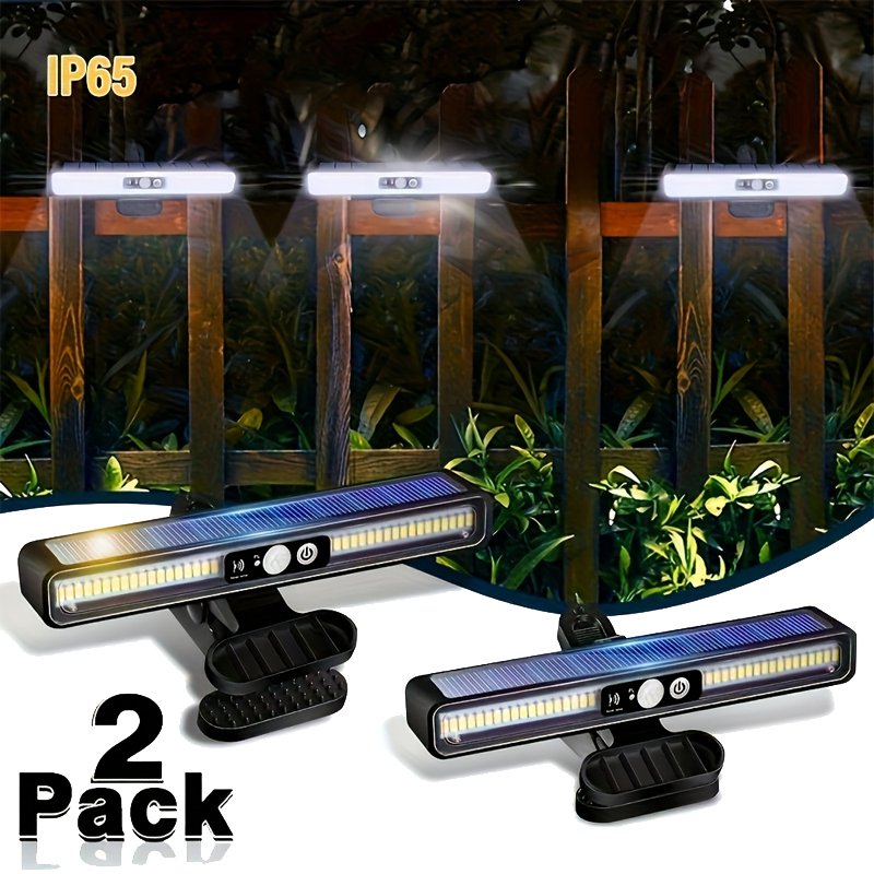 Clip On Solar Motion Lights Ou - Outdoor Lighting On Fence reseña y precio