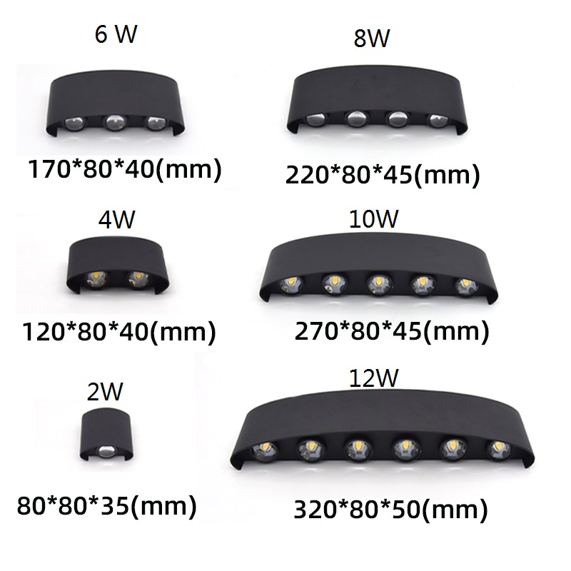 2W 4W 6W 8W 10W 12W  LED Wall  - Xl Outdoor Lighting reseña y precio