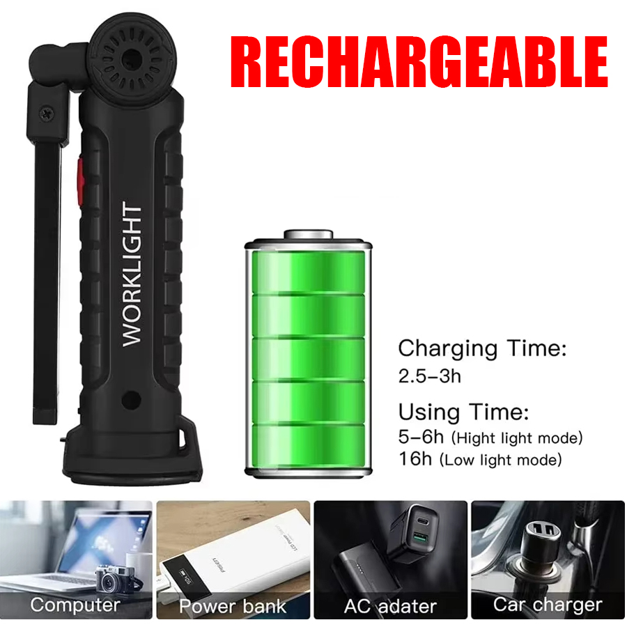 Portable LED Flashlight with M - Outdoor Lighting Beacon reseña y precio