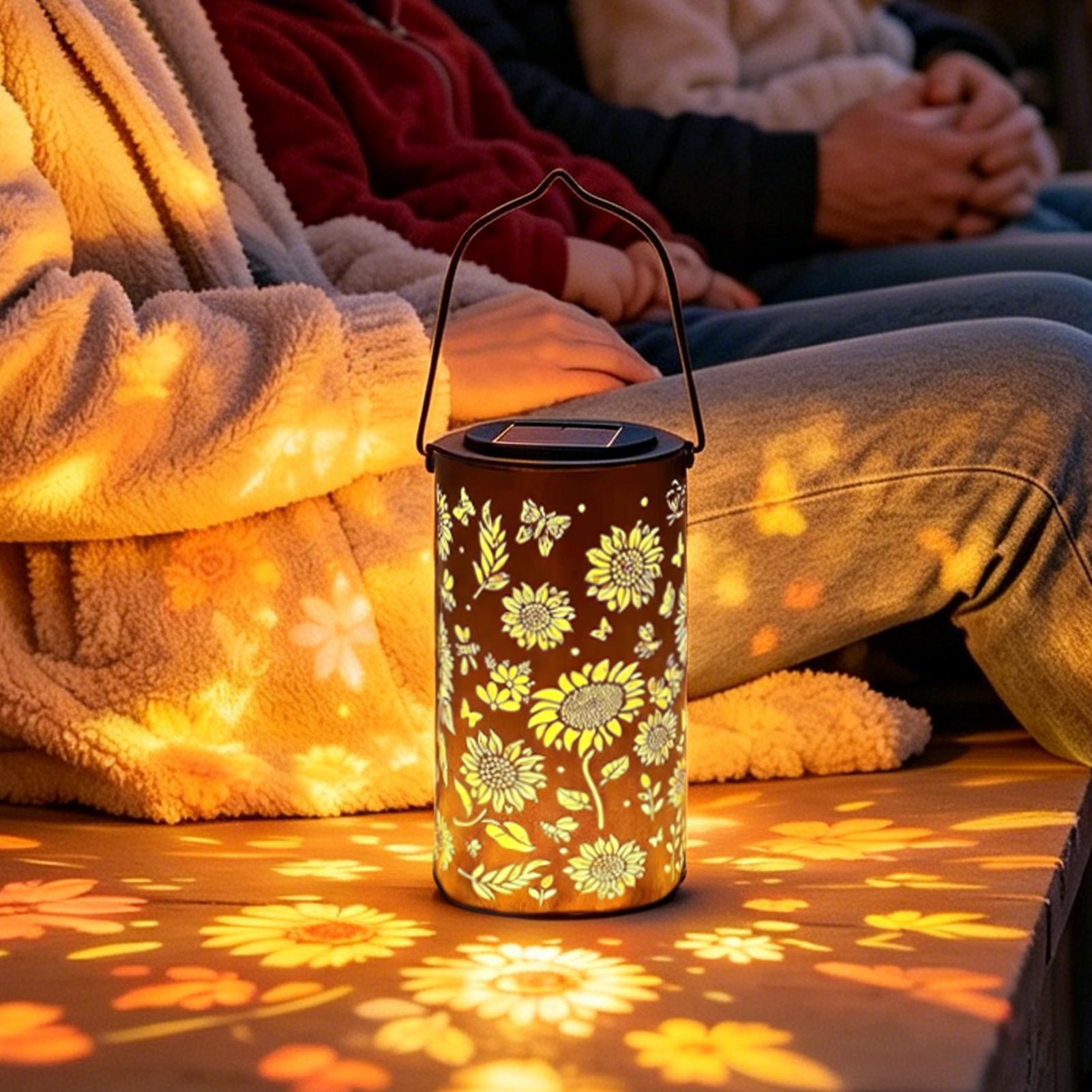 Sunflower Solar Lantern Weathe - Outdoor Lighting Battery reseña y precio