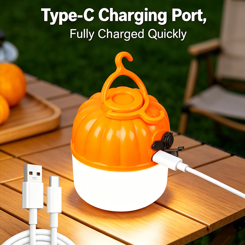 Mini Portable LED Pumpkin Bulb - Outdoor Lighting Lumen reseña y precio