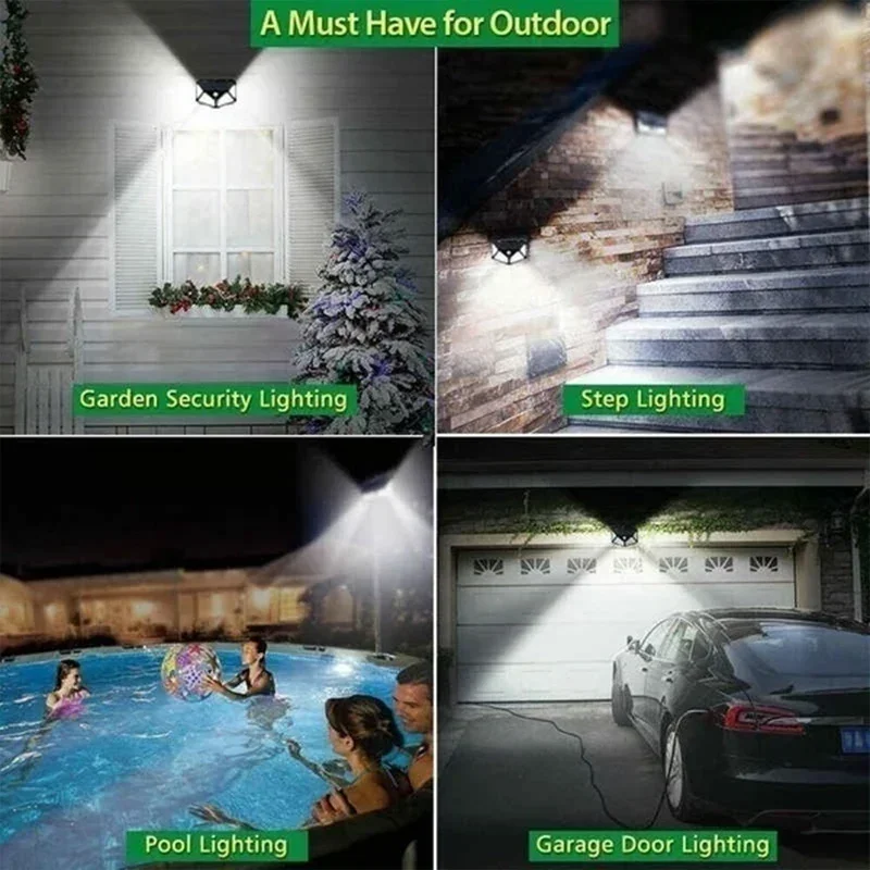 1/2/4PCS Motion Sensor Solar L - Xl Outdoor Lighting reseña y precio