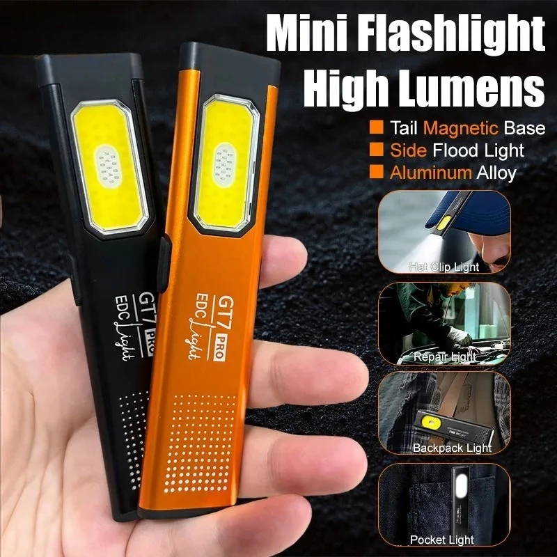 Mini LED Flashlight USB C Rech - Outdoor Lighting Black reseña y precio