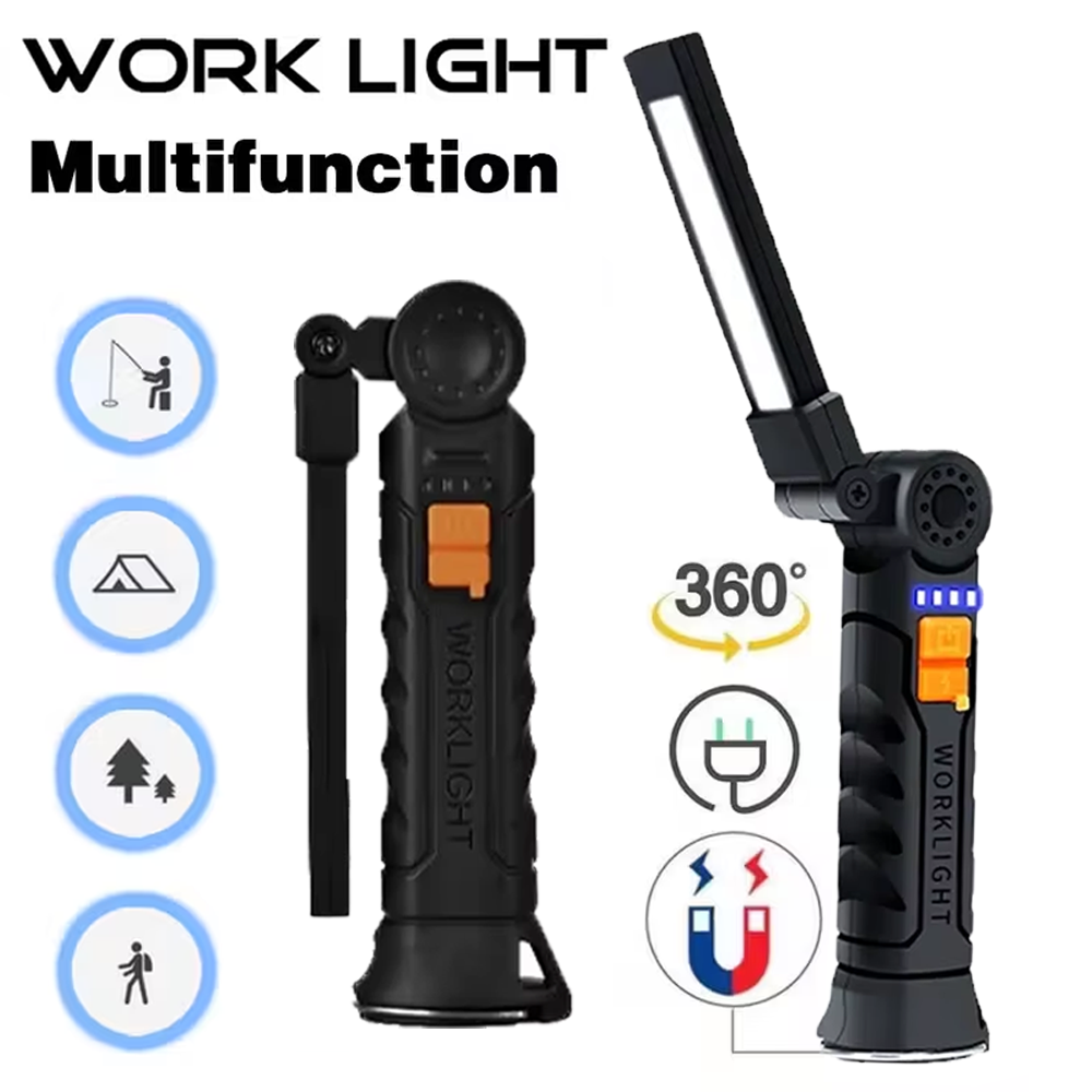 Portable COB LED Flashlight US - Outdoor Lighting Battery reseña y precio