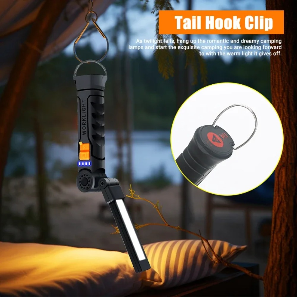 Portable COB LED Flashlight US - Outdoor Lighting Battery reseña y precio