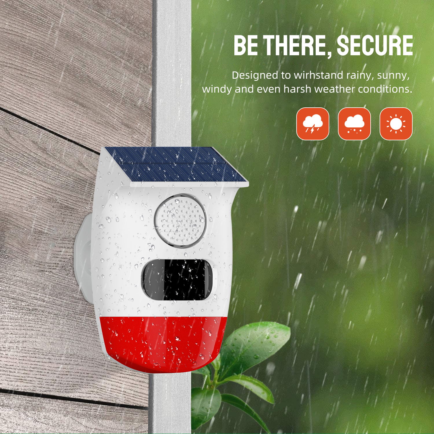 Outdoor Solar Alarm PIR Infrar - Solar Wall Sconce reseña y precio