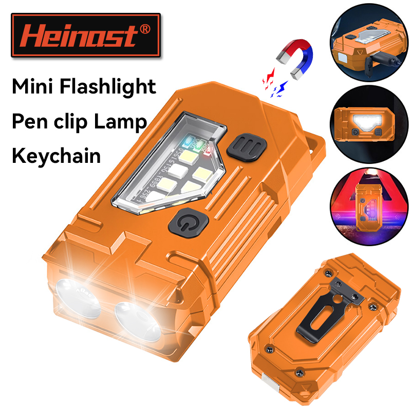 Mini Keychain EDC Flashlight R - Outdoor Lighting Black reseña y precio