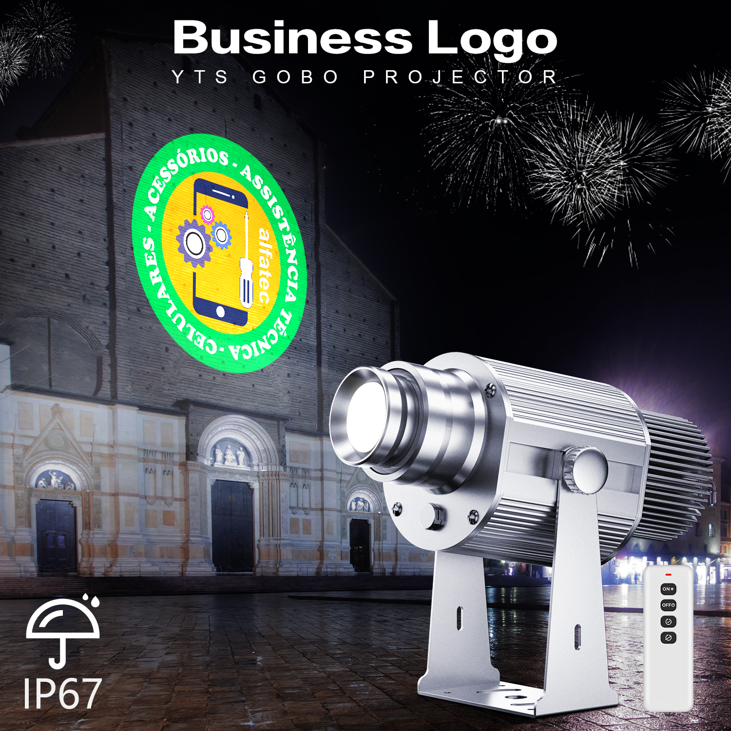 YTS PRO Sliver Gobo Projector  - Outdoor Lighting Logo reseña y precio
