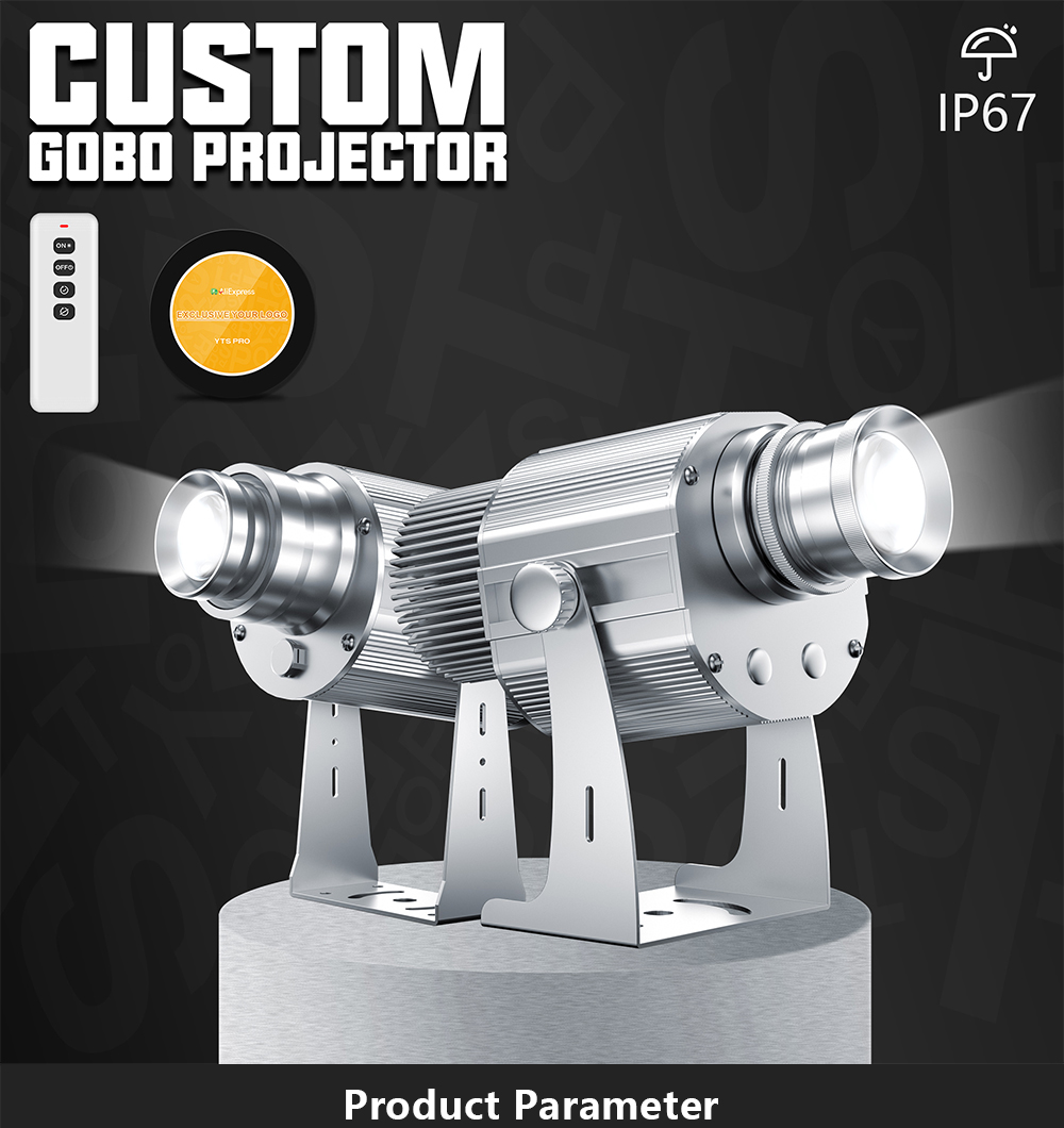 YTS PRO Sliver Gobo Projector  - Outdoor Lighting Logo reseña y precio