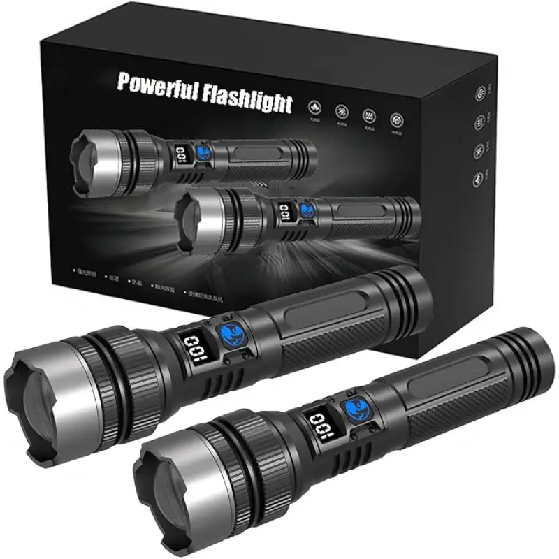 Ultra-Bright Rechargeable Flas - Outdoor Lighting Junction Box reseña y precio