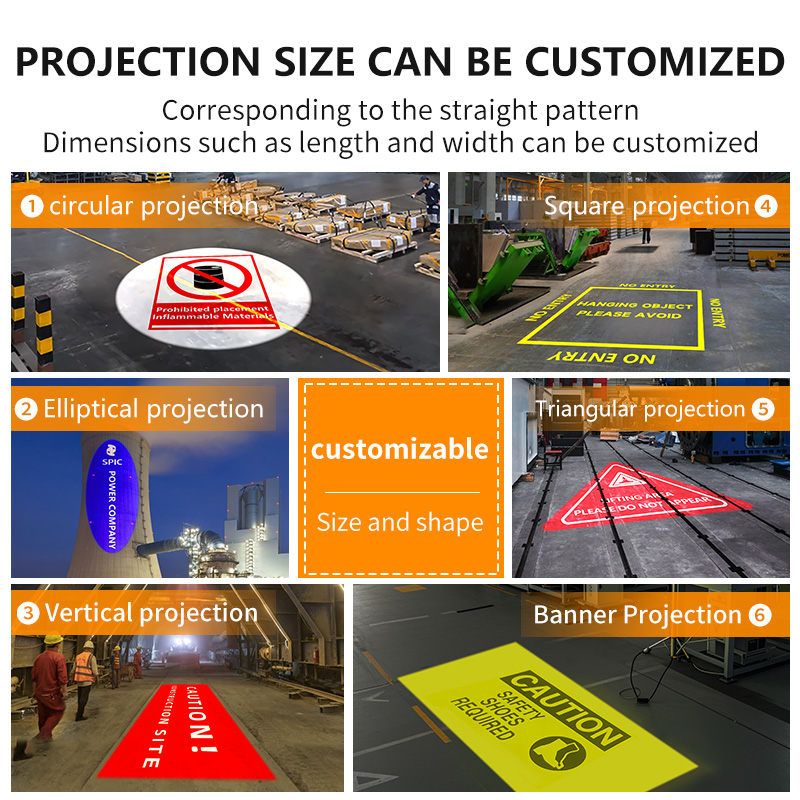 100W Gobo zebra crossing outdo - Outdoor Lighting Logo reseña y precio
