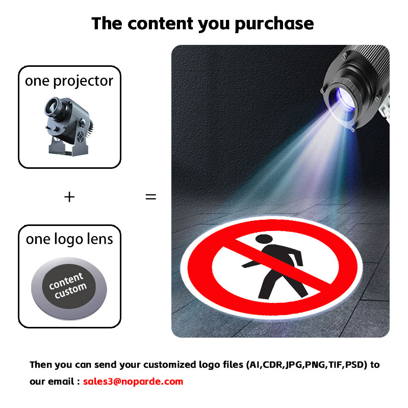 100W Gobo zebra crossing outdo - Outdoor Lighting Logo reseña y precio