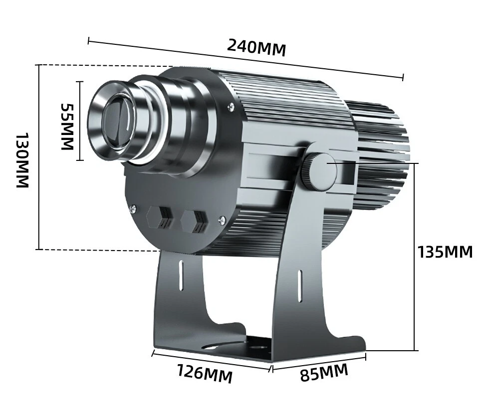 120W Logo GOBO Projector for B - Outdoor Lighting Logo reseña y precio