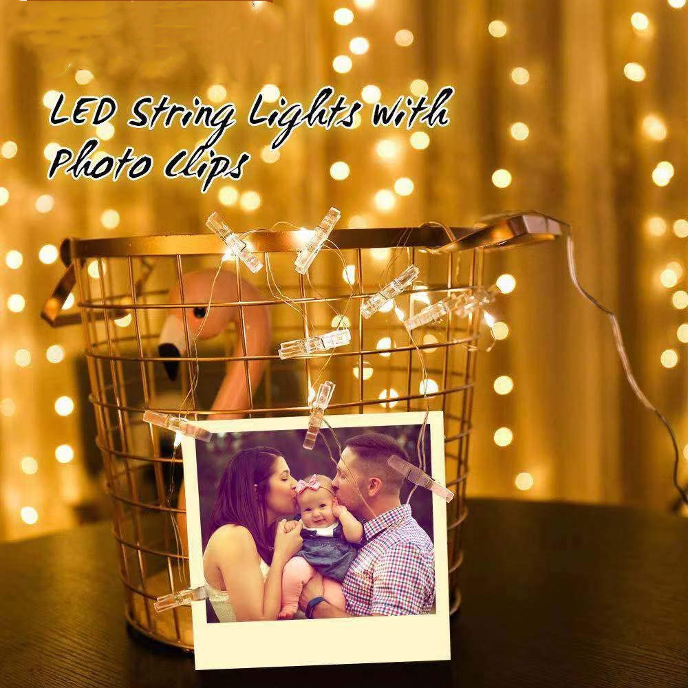 LED String Lights 5M/10M Photo - Xmas Outdoor Lighting Decorations reseña y precio
