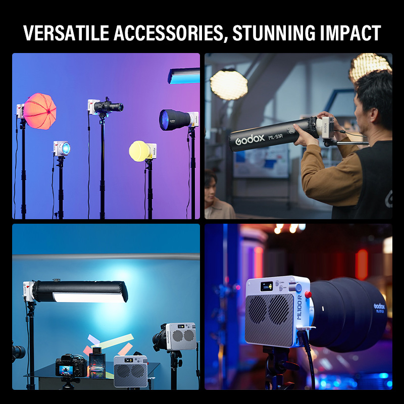 Godox NEW ML100R Portable RGB  - Outdoor Lighting Kit Photography reseña y precio