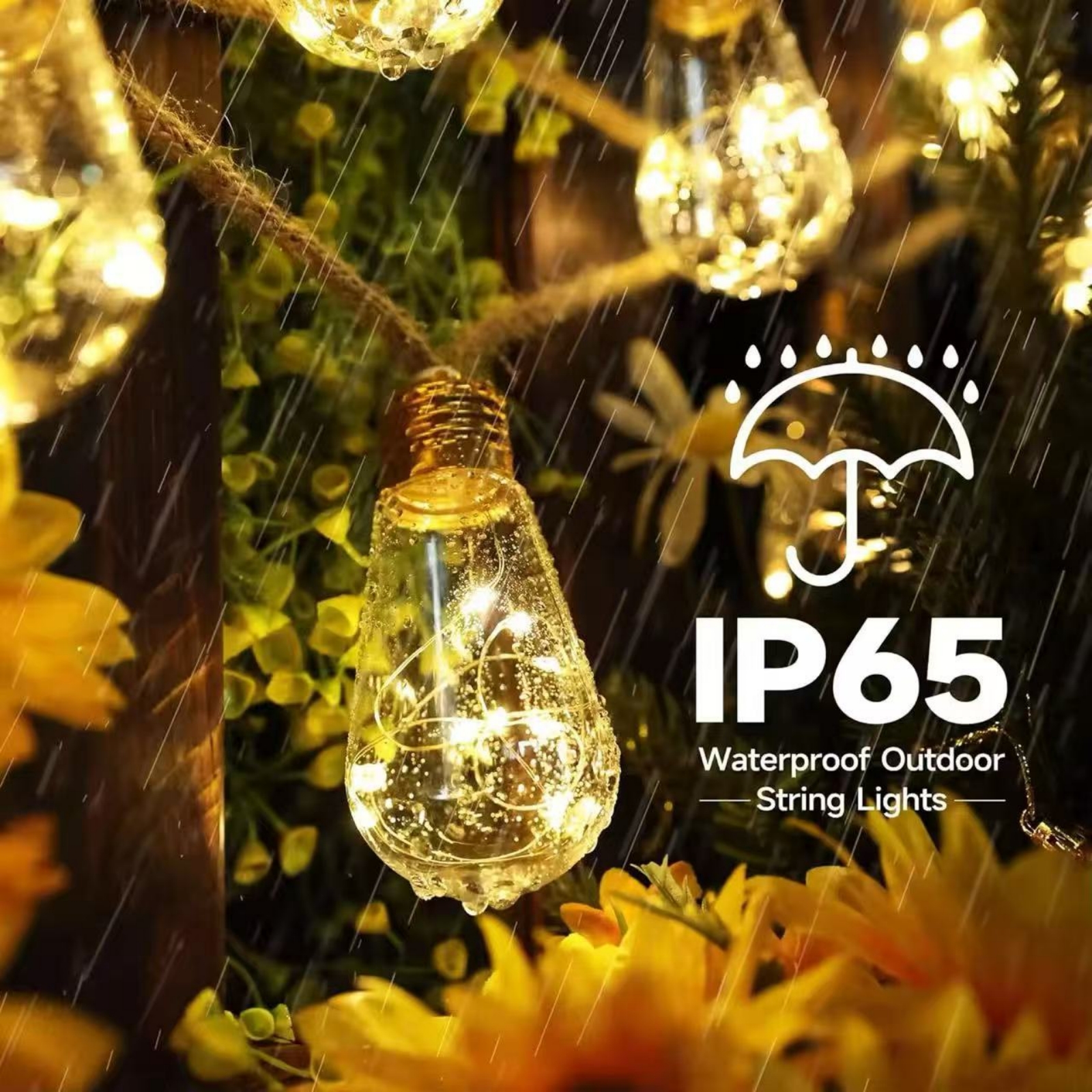 16/10 Bulbs Solar Outdoor Stri - Outdoor Lighting On Fence reseña y precio