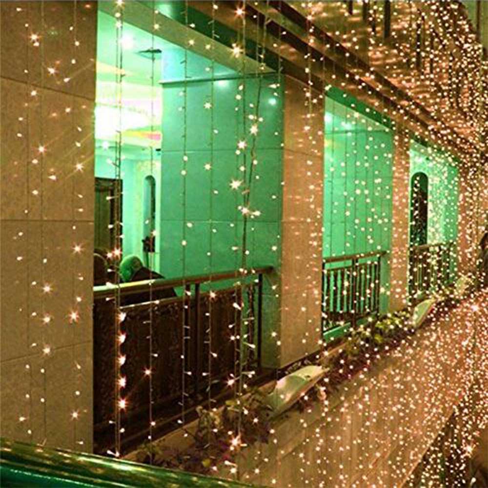3x3 LED Icicle Fairy Light Plu - Xmas Outdoor Lighting Decorations reseña y precio
