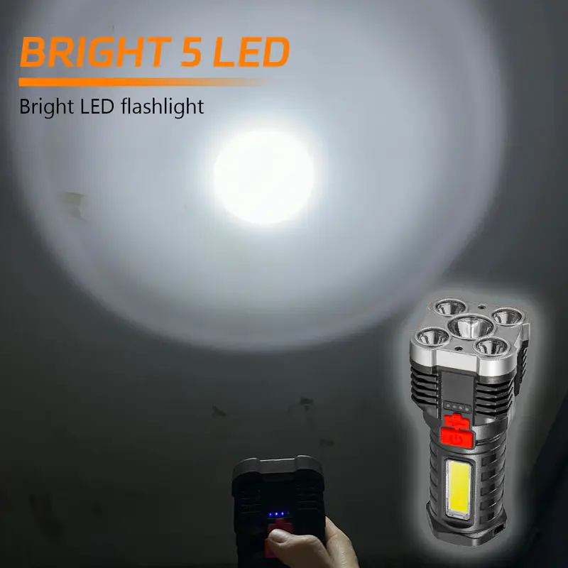 5 LED High Power Led Flashligh - Outdoor Lighting Beacon reseña y precio