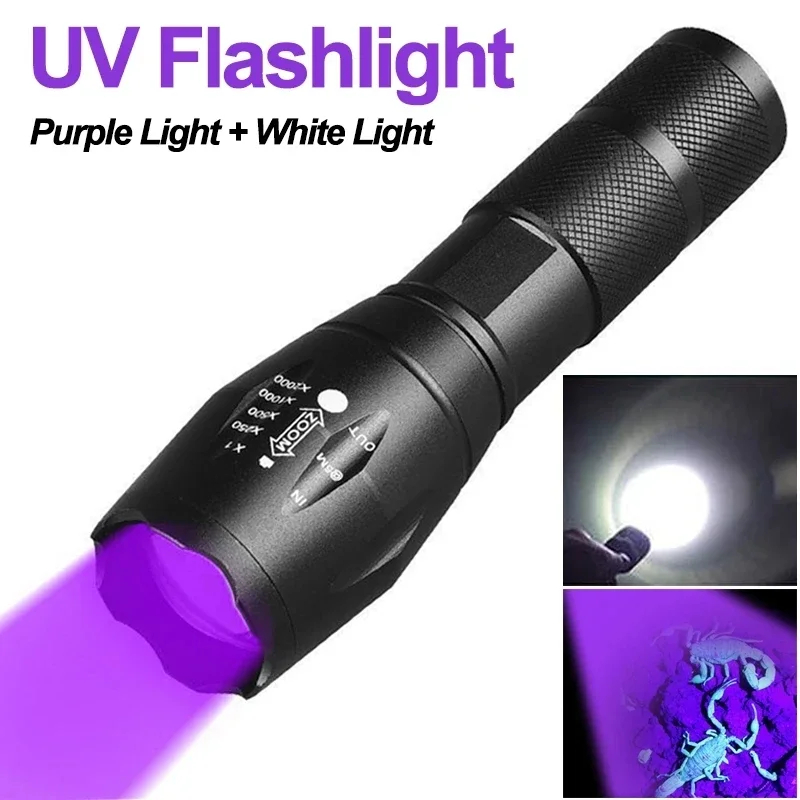 F5 USB Rechargeable Flashlight - Outdoor Lighting Black reseña y precio