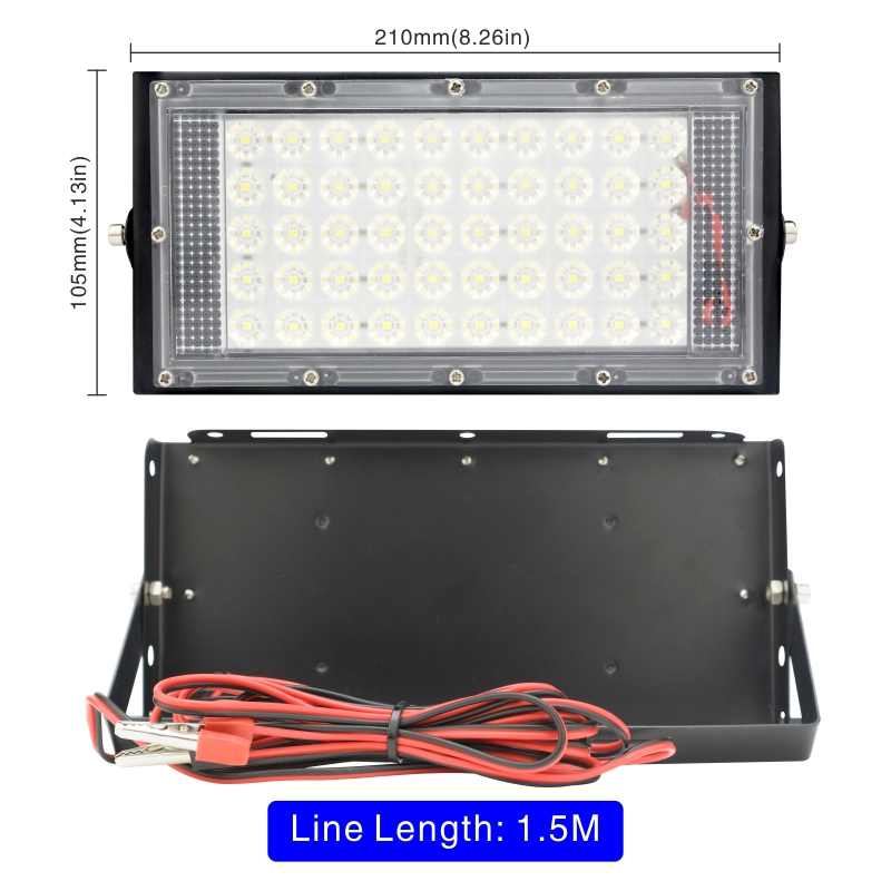DC 12V-85V 50W Led Flood Light - Outdoor Lighting Volt reseña y precio