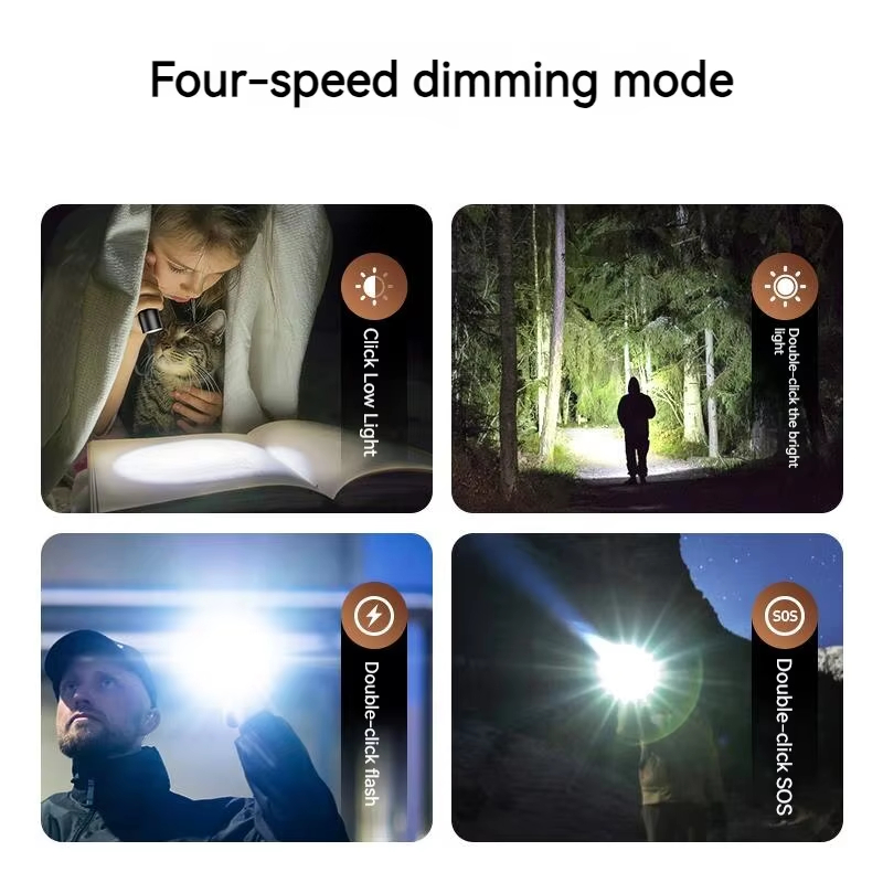 1200LM EDC Handheld Flashlight - Outdoor Lighting Junction Box reseña y precio