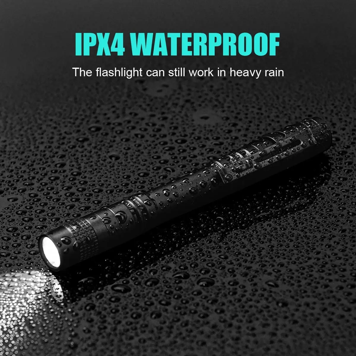 Portable Mini LED Pen Flashlig - Outdoor Lighting Black reseña y precio