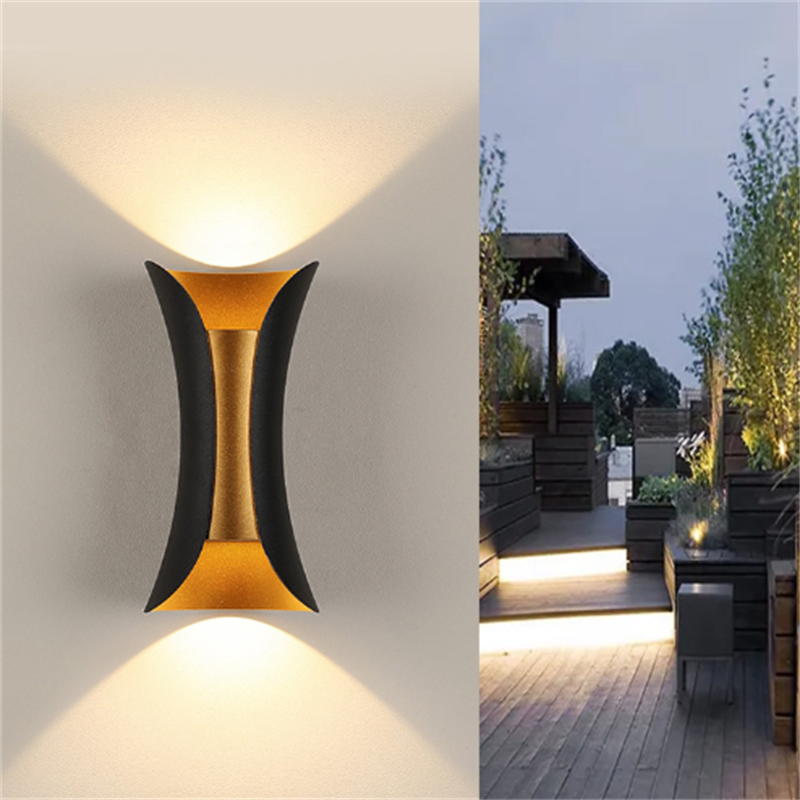 Aluminum Golden Body LED Wall  - Xl Outdoor Lighting reseña y precio