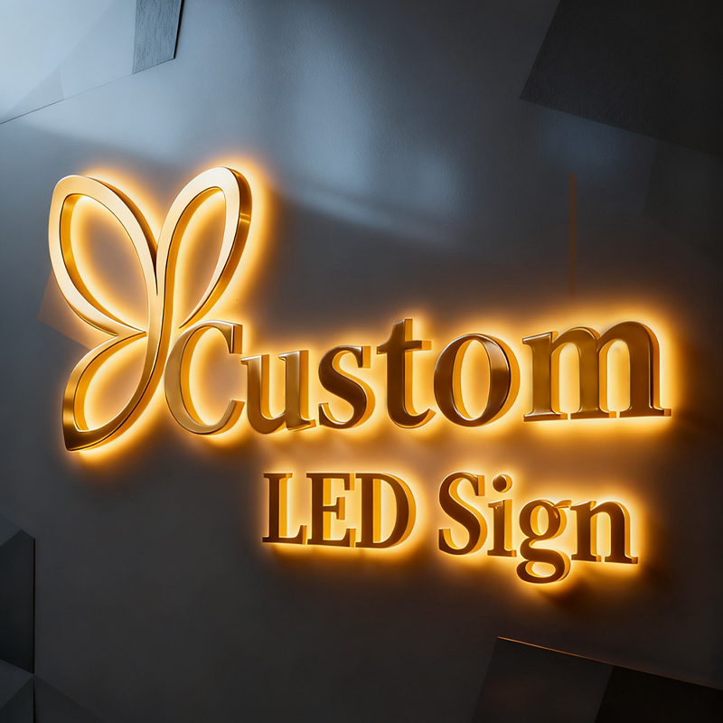 3D Backlit Sign for Business L - Outdoor Lighting Logo reseña y precio