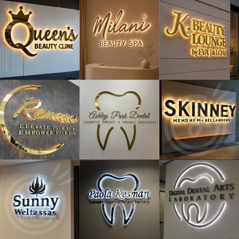 3D Backlit Sign for Business L - Outdoor Lighting Logo reseña y precio