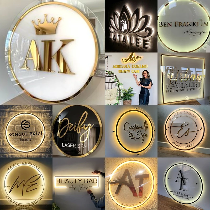 3D Backlit Sign for Business L - Outdoor Lighting Logo reseña y precio