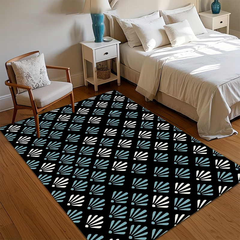 Retro Boho Geometric Area Rug  - Outdoor Lighting Mid Century Modern reseña y precio