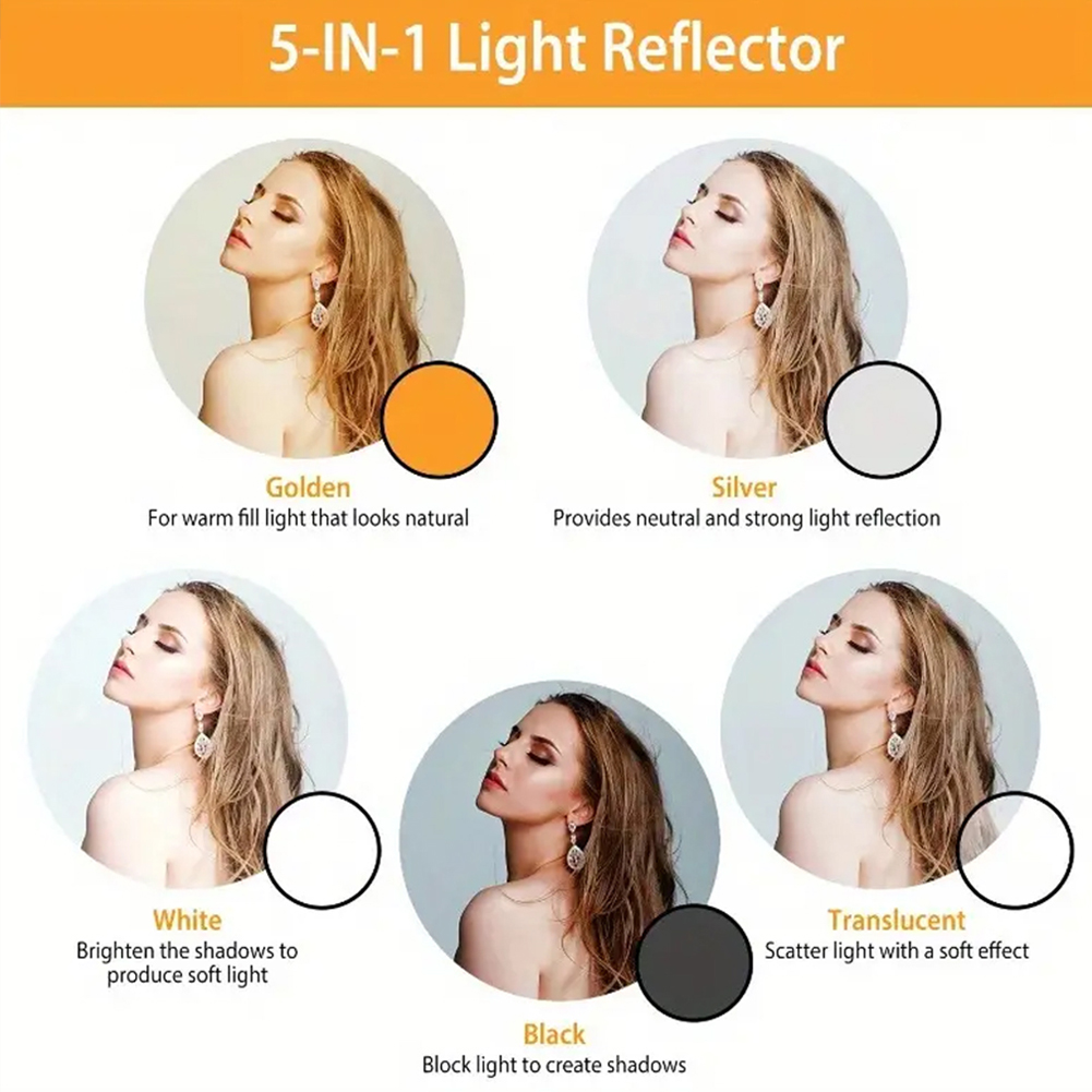 5-in-1 Photography Reflector K - Outdoor Lighting Kit Photography reseña y precio